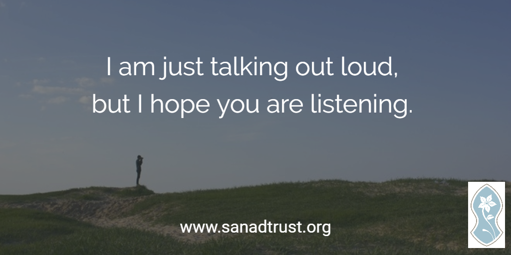 Talking out loud